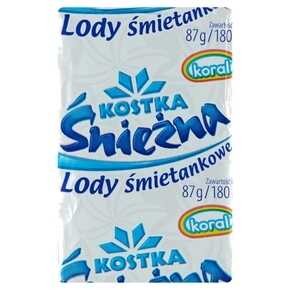 Koral - Kostka śnieżna Lody śmietankowe - 180 ml
