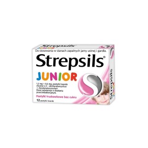 Strepsils Junior 12 tabletek - szt.