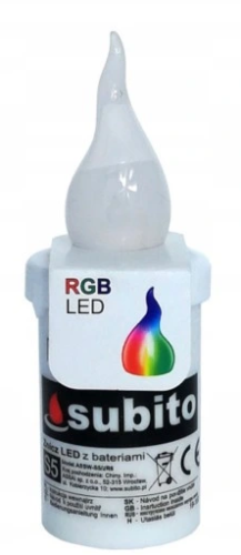Subito - Znicz led S-5 efekt płomienia - szt
