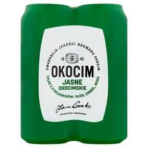 PIWO OKOCIM JASNE PELNE 500ML 4-PAK CARLSBERG PUSZ