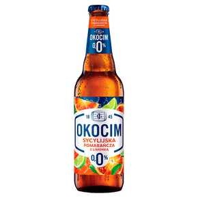 Okocim - Piwo z lemoniadą bezalkoholowe Radler Sycylijska Pomarańcza z Limonką - 500 ml