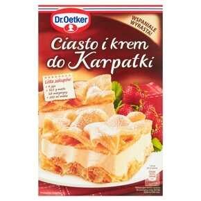 Dr.Oetker - Ciasto i krem do karpatki - 380 g
