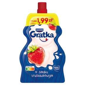 Danone - Deser o smaku truskawkowym Gratka - 65 g