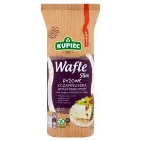 Kupiec Slim - Wafle ryżowe z czarnuszką - 90 g
