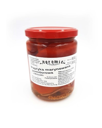 Agromil Milówka Papryka marynowana - 480 g