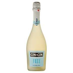 Cin&Cin Free - Wino musujące bezalkoholowe białe slodkie - 750 ml