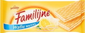 Jutrzenka - Familijne Wafle o smaku śmietankowym - 180 g