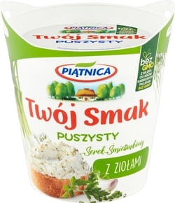 Piątnica Twój Smak Serek śmietankowy puszysty z ziołami - 150 g