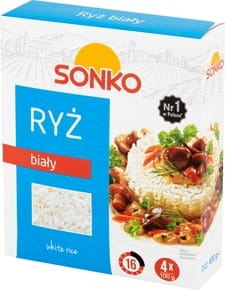 Sonko - Ryż biały - 400 g (4 x 100 g)