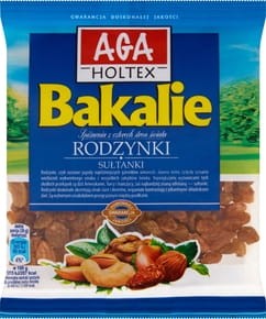 Aga-Holtex - Rodzynki sułtanki - 100 g