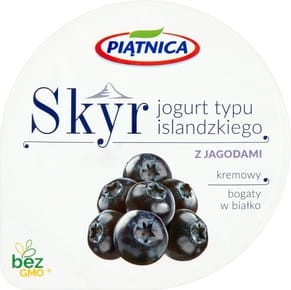 Piątnica - Skyr Jogurt typu islandzkiego z jagodami - szt.