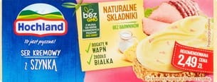 Hochland - Ser kremowy z szynką - 90 g