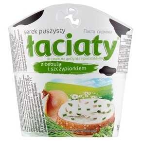 Łaciaty - Serek puszysty z cebulą i szczypiorkiem - 150 g