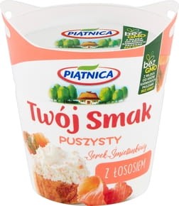 Piątnica Twój Smak Serek śmietankowy puszysty z łososiem - 150 g