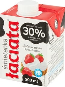 Mlekpol Łaciata Śmietanka 30% - 500 ml