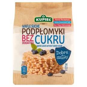 Kupiec - Wafle suche podpłomyki bez dodatku cukru - 72 g (8 sztuk)