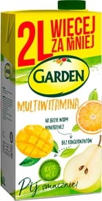 Garden - Napój multiwitamina - 2 l