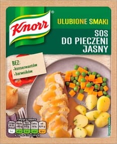 Knorr Domowe Smaki Sos do pieczeni jasny - 25 g