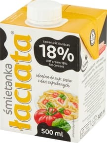 Mlekpol Łaciata Śmietanka 18% - 500 ml