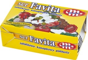 Mlekovita Favita Ser sałatkowo-kanapkowy półtłusty - 270 g