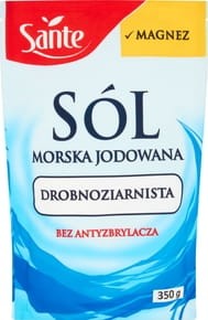 Sante - Sól morska jodowana drobnoziarnista - 350 g