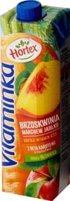 Hortex Vitaminka Sok marchew, jabłko, brzoskwinia - 1 l