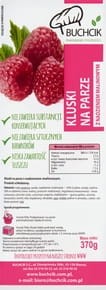 Buchcik - Kluski na parze z nadzieniem malinowym - 370 g