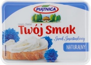 Piątnica Twój Smak Serek śmietankowy naturalny - 135 g