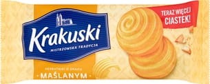 Krakuski - Herbatniki o smaku maślanym - 201 g
