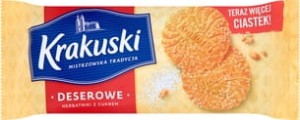 Krakuski - Herbatniki Deserowe z cukrem - 200 g