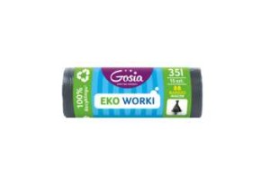 Gosia - Worki na śmieci  LDPE - 35 l (15 sztuk)