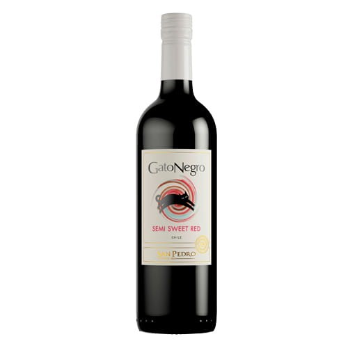 Gato Negro - Wino czerwone półsłodkie - 750 ml