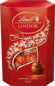 Lindt Lindor - Praliny z czekolady mlecznej z nadzieniem - 200 g