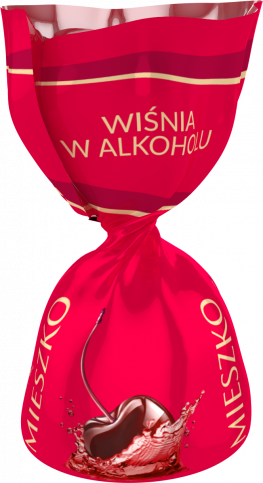 Mieszko - Pomadki Wiśnie w czekoladzie z likierem - kg
