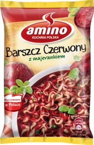 Amino - Zupa błyskawiczna barszcz czerwony z majerankiem - 66 g