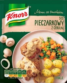 Knorr Menu ze smakiem Sos pieczarkowy z cebulką - 37 g