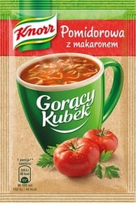 Knorr Gorący Kubek Pomidorowa z makaronem - 19 g