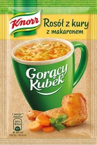 Knorr Gorący Kubek Rosół z kury z makaronem - 12 g