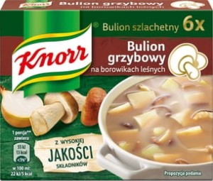 Knorr Bulion grzybowy - 60 g (6 x 10 g)