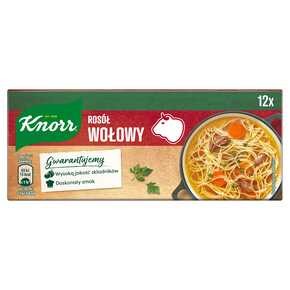 Knorr - Kostka rosołowa Rosół wołowy - 120 g (12 x 10 g)