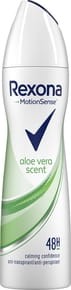 Rexona Aloe Vera - Antyperspirant w aerozolu dla kobiet - 150 ml