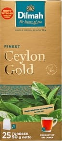 Dilmah - Finest Ceylon Gold Klasyczna czarna herbata - 50 g (25 torebek)