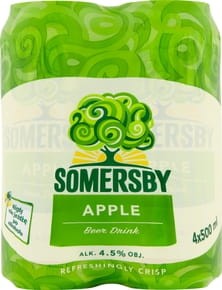 Somersby - Napój piwny Apple 4,5% - 2 l (4 x 500 ml)