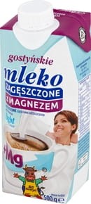 SM Gostyń - Mleko zagęszczone niesłodzone gostyńskie light z magnezem 4% tłuszczu - 500 g