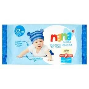 Dobry Wybór - Nana Sensitive Chusteczki nawilżane dla dzieci - szt (72 sztuki)