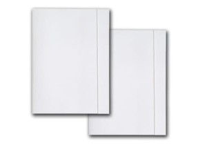 Teczka biała z gumką - szt.