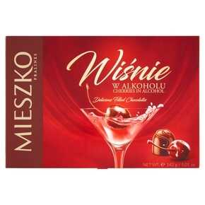 BOMBONIERKA WISNIE W ALKOHOLU 142G MIESZKO