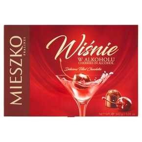 BOMBONIERKA WISNIE W ALKOHOLU 142G MIESZKO