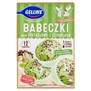 Gellwe - Babeczki smak pistacjowy z czekoladą mieszanka do wypieku - 290 g