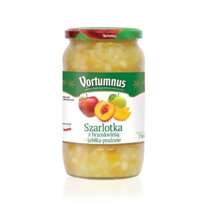 Vortumnus - Szarlotka Jabłka prażone z brzoskwiniami - 780 g